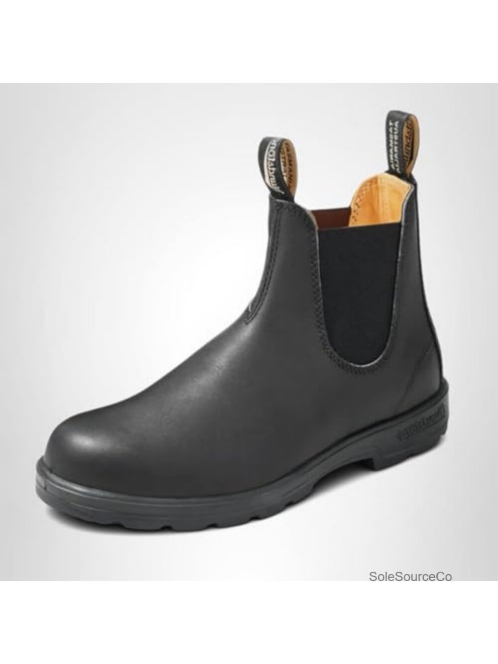 Men's Chelsea Boots Water-Resistant Leather Ankle-High Comfort Pull-On